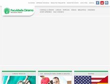 Tablet Screenshot of dinamoeducacao.com